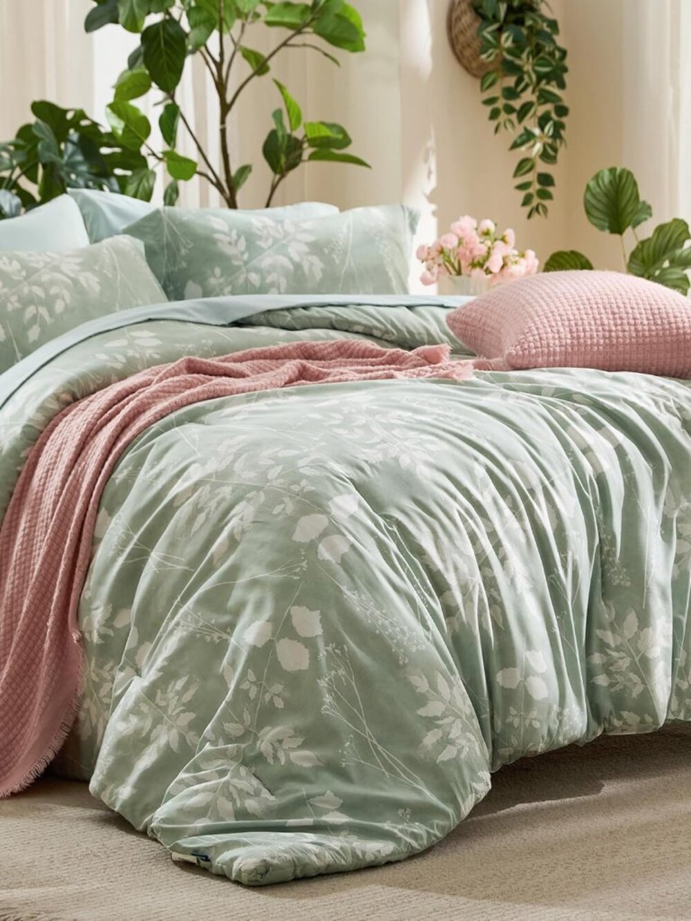 Queen Comforter Set 7pcs